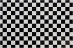 2MTR ORACOVER FUN-4 SMALL CHEQ.WHITE/BLACK